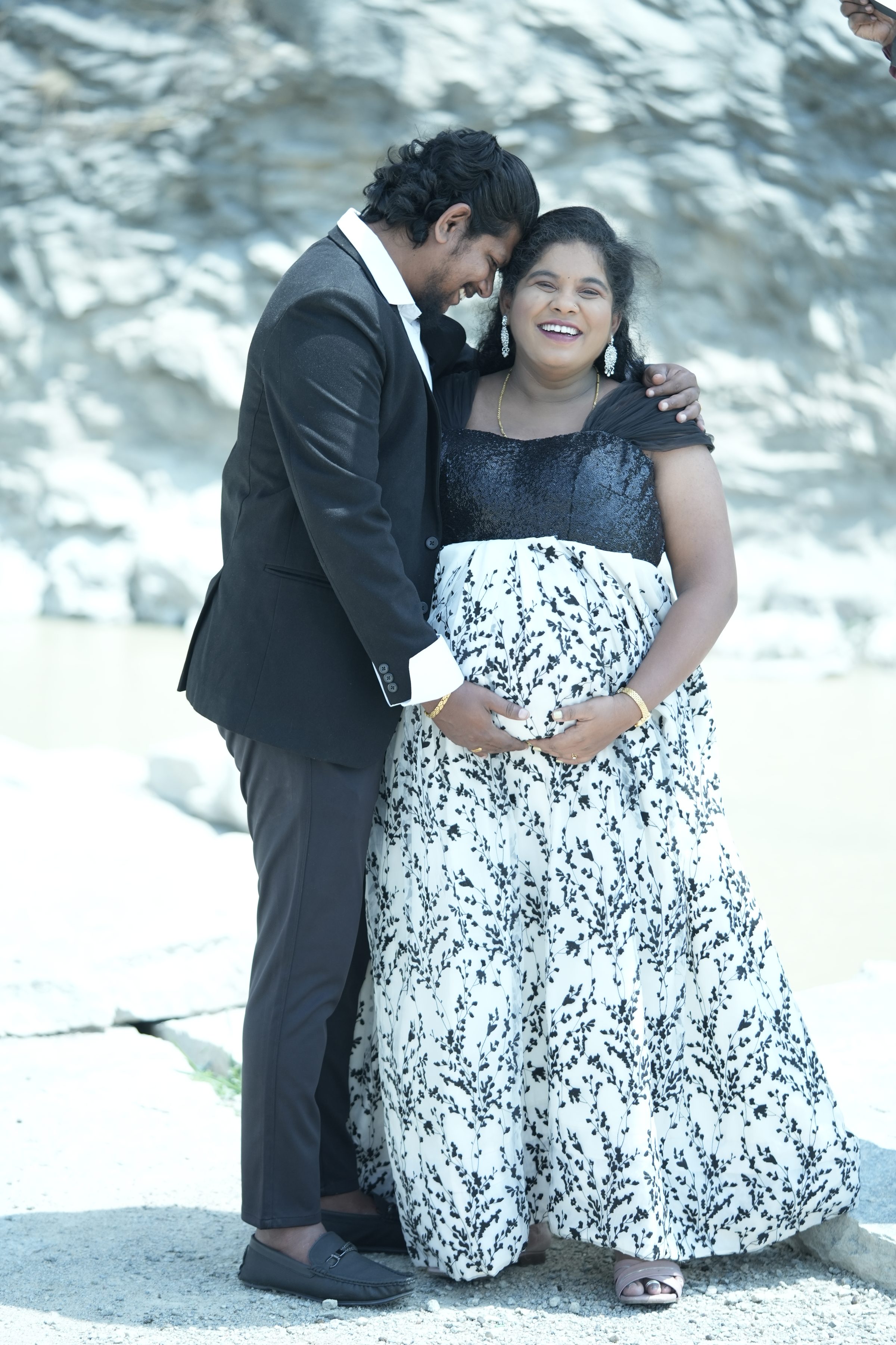 Maternity portrait photographed by Lumeora Studios in Bangalore
