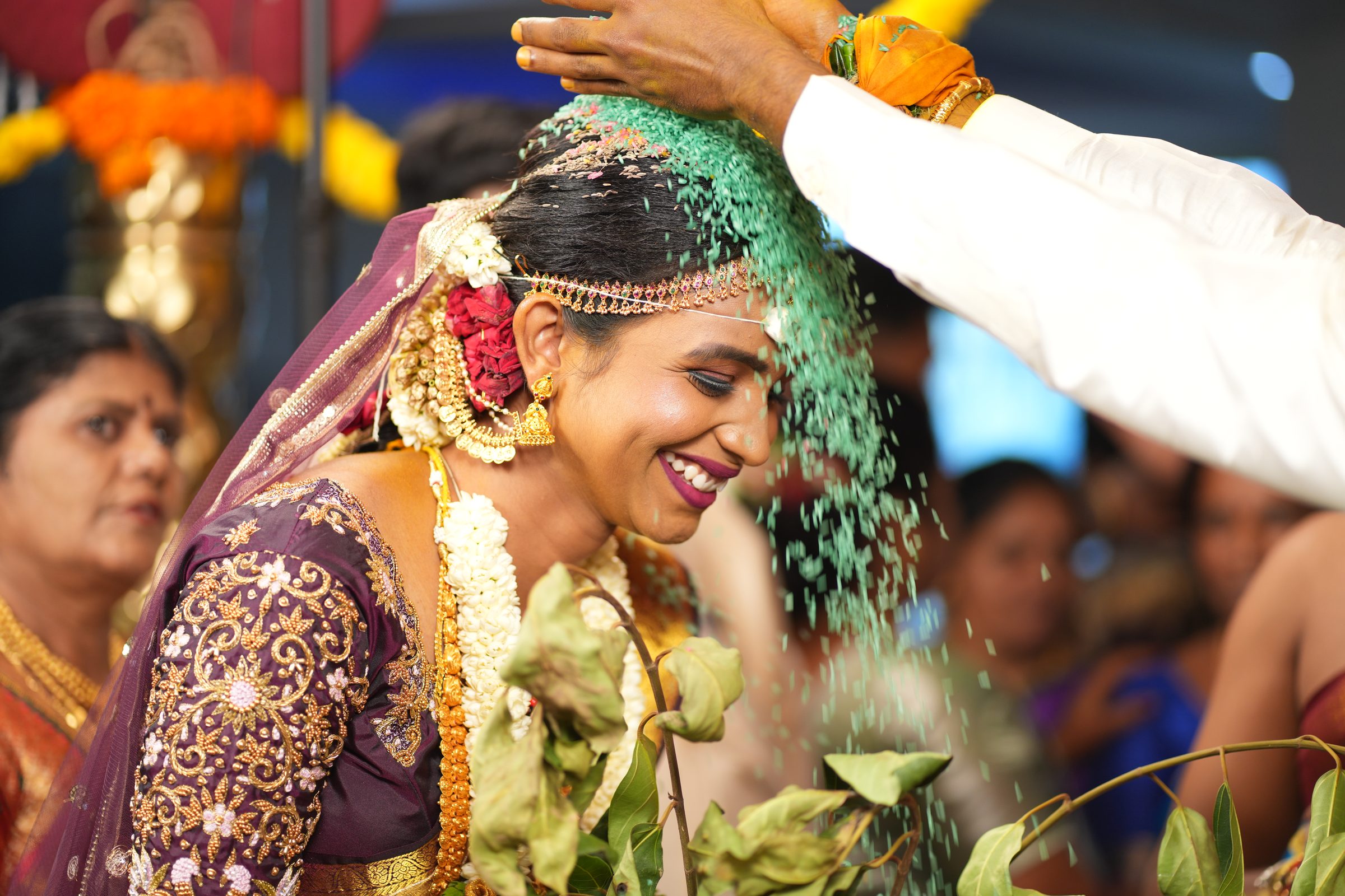 Grand wedding ceremony photographed by Lumeora Studios in Bangalore